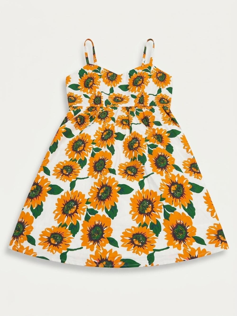 Shein New Sunflower sundress mini Size M/L